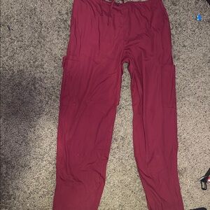 Men's Red Casual Pants